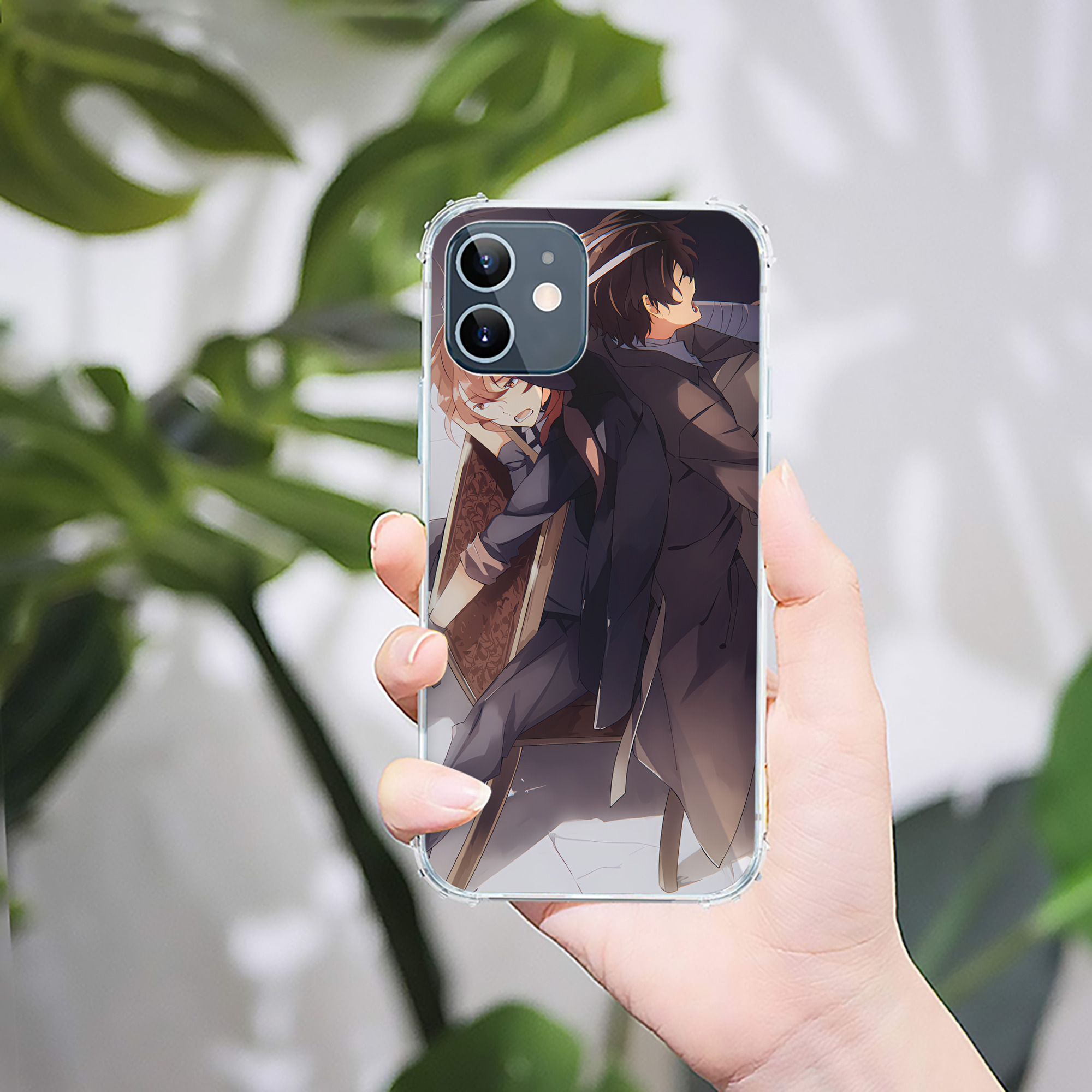 （画像用） 文豪ストレイドッグス Bungo Stray Dogs 【iPhone 12シリーズ対応】透明スマホケース（クリアソフトケース）